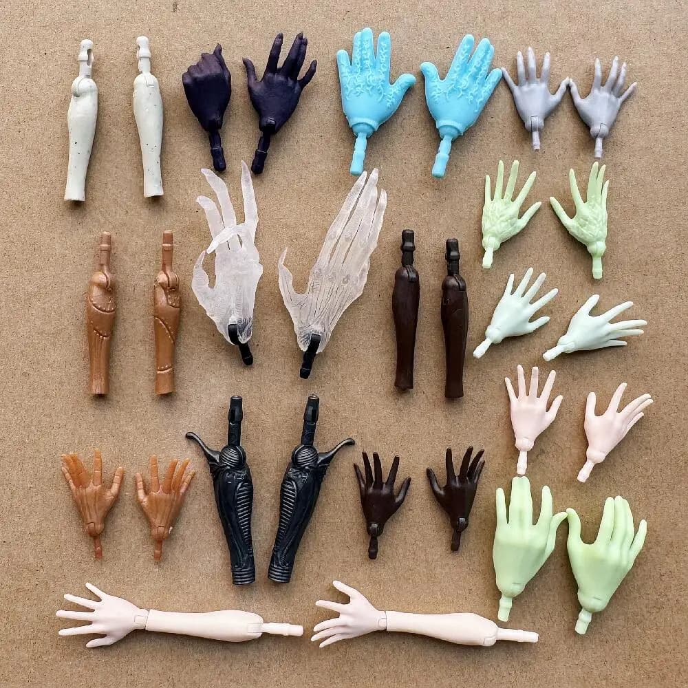 1/6 Monster Doll Accessories Replacement Hands and Arms