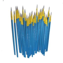 10 Pcs Fine Hand Painted Thin Hook Line Pen Blue Art Supplies Drawing Art Pen Paint Brush Nylon Brush Painting Pen Stationery