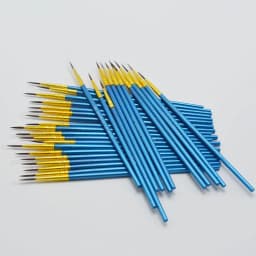 10 Pcs Fine Hand Painted Thin Hook Line Pen Blue Art Supplies Drawing Art Pen Paint Brush Nylon Brush Painting Pen Stationery