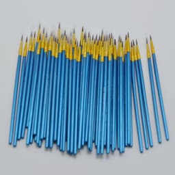 10 Pcs Fine Hand Painted Thin Hook Line Pen Blue Art Supplies Drawing Art Pen Paint Brush Nylon Brush Painting Pen Stationery