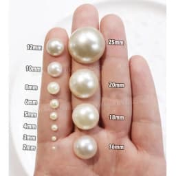 White Ivory Beige 2/3/4/6/8/10mm-25mm All Sizes Imitation Pearl ABS Plastic Half Round Loose Bead For Nail Art DIY Craft Garment