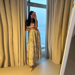 Female Exquisite Floral Print Maxi Dress Summer Chic High End Cinched Waist Vistidos Stylish Ruffled Hem Straps Beach Party Gown