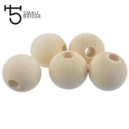 10 12 16 18 20 25mm Natural Wooden Beads Smooth Round Wood Beads Loose Spacer Beads for Jewelry Making DIY Handmade Accessories
