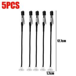5-30PCS Magnetic Flexible Alligator Clip Electric Test Crocodile Clip for DIY Note Card Clamps Kitchen Menu Holder Photo Clips