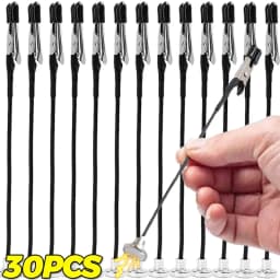 5-30PCS Magnetic Flexible Alligator Clip Electric Test Crocodile Clip for DIY Note Card Clamps Kitchen Menu Holder Photo Clips
