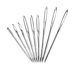 Large Eye Hand Sewing Needles Kit, Big Eye Stitching Needles for Yarn, Embroidery & Jewelry Beading, Household Sewing Acce