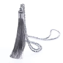 Fashion 14 Colors Long Fringe Silk Tassel Necklace Women Glass Bead Crystal Pendant Necklaces Statement Vintage Bohemian Jewelry