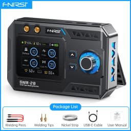 FNIRSI SWM-20 Spot Welder 1200A Dual Pulse Battery Welding Machine 0.1-0.5mm Nickel Sheet Portable 18650 Pack Welder DIY Tool