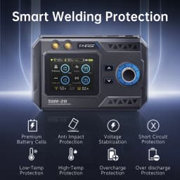 FNIRSI SWM-20 Spot Welder 1200A Dual Pulse Battery Welding Machine 0.1-0.5mm Nickel Sheet Portable 18650 Pack Welder DIY Tool