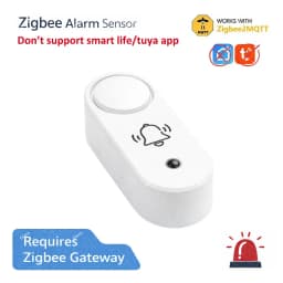 ZigBee Tuya Smart Siren Alarm Optional Vibration Detector 110dB Sound Light Home Linkage Security Alert Support 2MQTT Smart Life