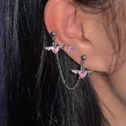 New Shining Creativity Angel Wings Pendant Earrings for Women Fashion Accessories Personalization Jewelry Birthday Party Gifts