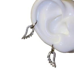 New Shining Creativity Angel Wings Pendant Earrings for Women Fashion Accessories Personalization Jewelry Birthday Party Gifts