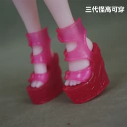 Colorful Monster Doll Boots Novelty Sandals 1/6 Scale Doll Shoes Accessories for Doll Decorations