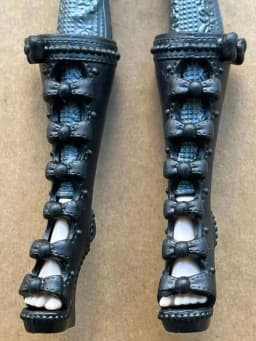 Colorful Monster Doll Boots Novelty Sandals 1/6 Scale Doll Shoes Accessories for Doll Decorations