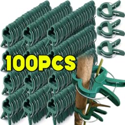 Garden Plant Clips, Plant Support Clips for Securing Stems, Flowers or Climbing Vines To Tomato Cages