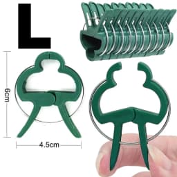 Garden Plant Clips, Plant Support Clips for Securing Stems, Flowers or Climbing Vines To Tomato Cages