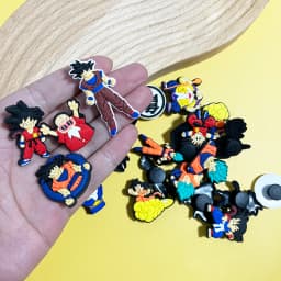 22pcs Dragon Ball Series Shoe Charms for DIY Shoe Decorations Shoe Accessories for Crocs Clog Sandal Decorate Buckle Unisex Gift