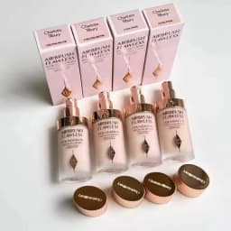 Charlotte Tilbury Liquid Foundation Cushion Foundation Setting Spray Pressed Powder Love 2 Color Powder Blusher Eyeshadow Rouge