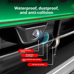 Car Camera Lens Protector Advanced Scratch Car Camera Lens Guards Waterproof And Dustproof  Protection Accessories 2PCS
