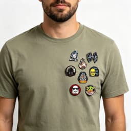 8pcs Star Wars Brooch Set Enameled R2-D2 BB-8 TIE Fighter Darth Vader Stormtrooper Fashion Metal Badges for Backpack