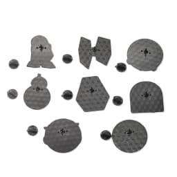 8pcs Star Wars Brooch Set Enameled R2-D2 BB-8 TIE Fighter Darth Vader Stormtrooper Fashion Metal Badges for Backpack