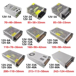 5V 24V Power Supply 12V Regulated Power Supply AC 220V 110V TO DC 12 Volt Power Supply For Room Decration LED Strip