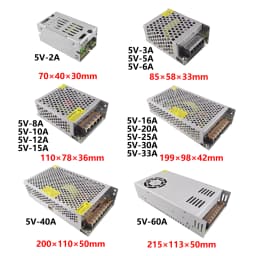 5V 24V Power Supply 12V Regulated Power Supply AC 220V 110V TO DC 12 Volt Power Supply For Room Decration LED Strip