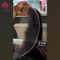 Queen Hair Real HD Frontal/Closure Only Invisible Melt Skin Lace 13x6 13x4 4x4 4x6 5x5 6x6 7x7 Raw Human Hair Body Wave/Straight