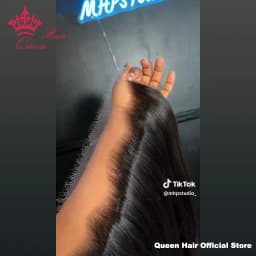 Queen Hair Real HD Frontal/Closure Only Invisible Melt Skin Lace 13x6 13x4 4x4 4x6 5x5 6x6 7x7 Raw Human Hair Body Wave/Straight