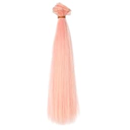 1pcs Hair Refires Bjd Hair 25cm*100CM Black Pink Brown Khaki White Grey Color Long Straight Wig Hair for 1/3 1/4 BJD Diy