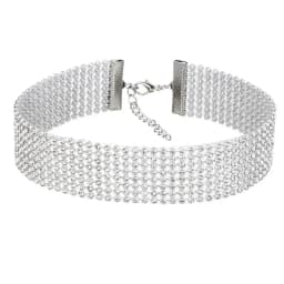 SUMENG 2024 Fashion European Style Women Bundle Neck Element Necklace Jewelry Punk Hip Hop Choker Inlay Rhinestone Collar Gift