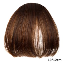 Synthetic Air Bangs Hair Clip-In Extension Heat Resistant Invisible Hairpiece Women Natural Black Bangs Hair Clip Hair Extension