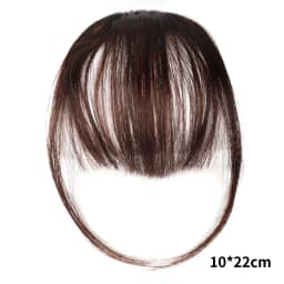 Synthetic Air Bangs Hair Clip-In Extension Heat Resistant Invisible Hairpiece Women Natural Black Bangs Hair Clip Hair Extension