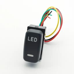 1Pc For Mitsubishi Pajero V73 V93 Lancer Outlander ASX L200 RED LED key switch fog light daytime running DRL Power Switch Button