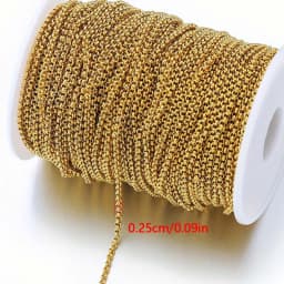 No Fade 2Meters 1Meter Stainless Steel Beads Chains for Jewelry Making DIY Necklace Bracelet Accessories Handmade Ball Chain
