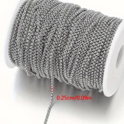 No Fade 2Meters 1Meter Stainless Steel Beads Chains for Jewelry Making DIY Necklace Bracelet Accessories Handmade Ball Chain