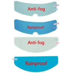 Universal Moto Helmet Anti-fog Patch Film Rainproof Lens Film for Motorcycle Visor Clear Fog Resistant Motor Racing Accessories