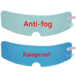 Universal Moto Helmet Anti-fog Patch Film Rainproof Lens Film for Motorcycle Visor Clear Fog Resistant Motor Racing Accessories