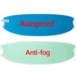Universal Moto Helmet Anti-fog Patch Film Rainproof Lens Film for Motorcycle Visor Clear Fog Resistant Motor Racing Accessories