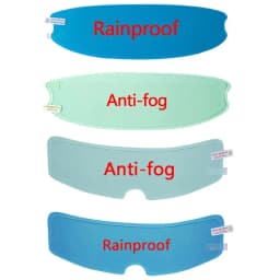 Universal Moto Helmet Anti-fog Patch Film Rainproof Lens Film for Motorcycle Visor Clear Fog Resistant Motor Racing Accessories