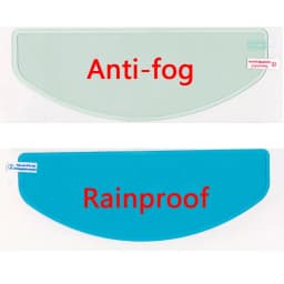 Universal Moto Helmet Anti-fog Patch Film Rainproof Lens Film for Motorcycle Visor Clear Fog Resistant Motor Racing Accessories