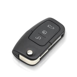 KEYYOU 433MHz 4D63 40bit 80bit 3 Buttons Flip Folding Remote Control Key for Ford Focus Fiesta 2013 Fob Case HU101 F021 Blade