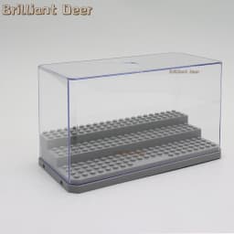 3 Steps Dustproof Acrylic Figures City Car Model Collection Display Box Building Block Storage Plexiglass Showcase Bricks Toys