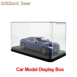 3 Steps Dustproof Acrylic Figures City Car Model Collection Display Box Building Block Storage Plexiglass Showcase Bricks Toys