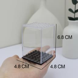 3 Steps Dustproof Acrylic Figures City Car Model Collection Display Box Building Block Storage Plexiglass Showcase Bricks Toys