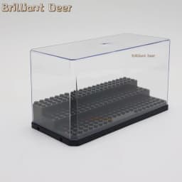 3 Steps Dustproof Acrylic Figures City Car Model Collection Display Box Building Block Storage Plexiglass Showcase Bricks Toys