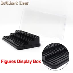 3 Steps Dustproof Acrylic Figures City Car Model Collection Display Box Building Block Storage Plexiglass Showcase Bricks Toys