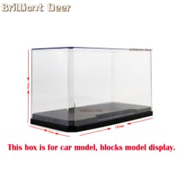 3 Steps Dustproof Acrylic Figures City Car Model Collection Display Box Building Block Storage Plexiglass Showcase Bricks Toys