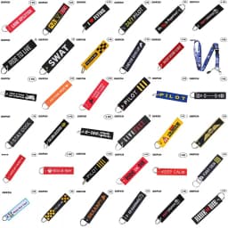 1 PC Novelty Keychain Launch Key Chain Bijoux Keychains for Motorcycles and Cars Key Tag New Embroidery Key Fobs