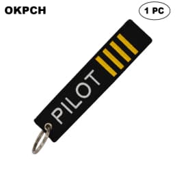1 PC Novelty Keychain Launch Key Chain Bijoux Keychains for Motorcycles and Cars Key Tag New Embroidery Key Fobs